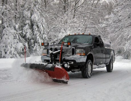 commercial snow plowing in kenosha, racine plowing, business snow removal